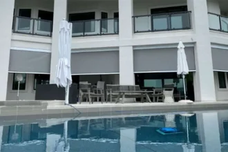 motorized patio screen