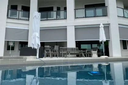 motorized patio screen