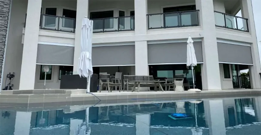 motorized patio screen